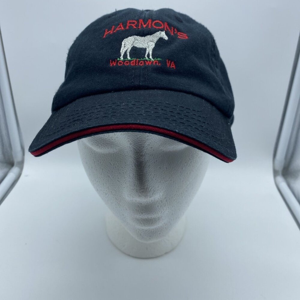 Harman's Woodlawn VA Black Adjustable Adult Baseball Cap Hat Western Wear
